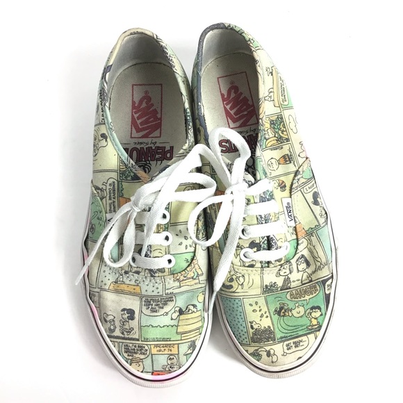 vans slip on peanuts snoopy chex skate shoe